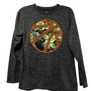 Tek Gear Camo Basketball Shirt Youth Size XL NWT